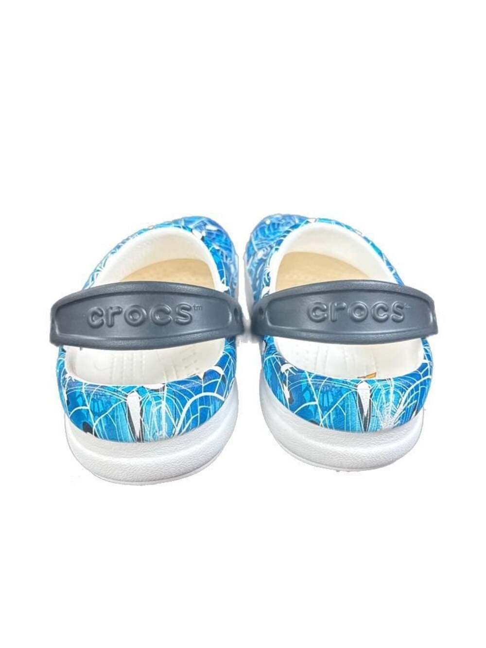 Crocs Bistro Graphic Marvel Spider-Man Slip Resistant Clogs Blue White, 6M 8W - Picture 4 of 8